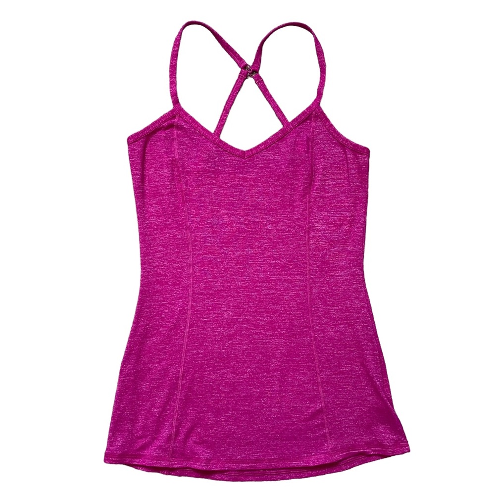 Athleta Fushia Workout Tank with Convertible Racerback Straps XS